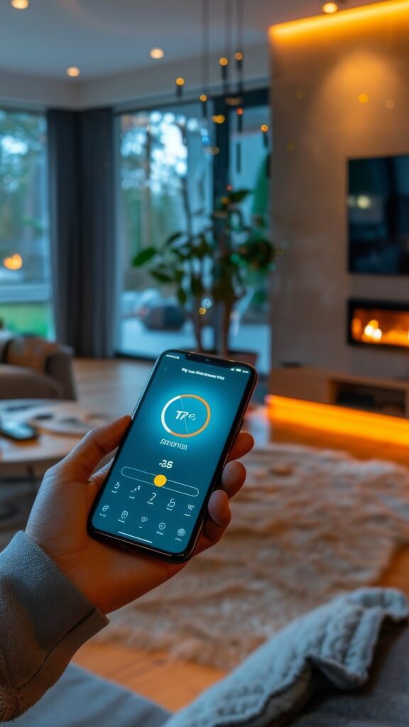 Smartphone als Schaltzentrale für den Energieverbrauch in einem intelligenten Haus